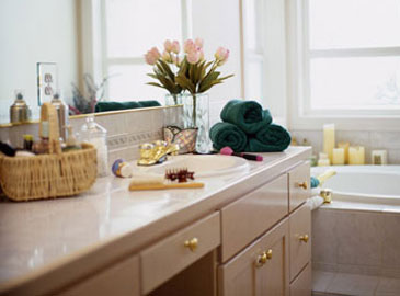 Luxury Bathroom with Cabinet
